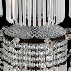 Very large pair of Bohemian glass and marble candelabra - 4397852