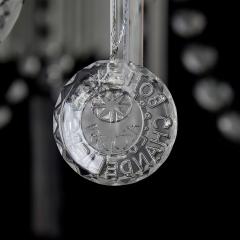 Very large pair of Bohemian glass and marble candelabra - 4397856