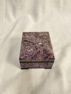Very nice small semi precious stone boxe - 3719836