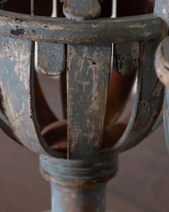 Very rare pair of candlesticks in perforated wood and painted in shades of light - 4146815