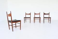 Vestervig Erikson H Vestervig Eriksen dining chairs in rosewood Brdr Tromborg Denmark 1960 - 3682291