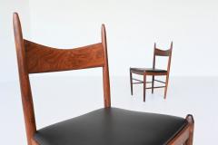 Vestervig Erikson H Vestervig Eriksen dining chairs in rosewood Brdr Tromborg Denmark 1960 - 3682301