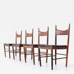 Vestervig Erikson H Vestervig Eriksen dining chairs in rosewood Brdr Tromborg Denmark 1960 - 3683339