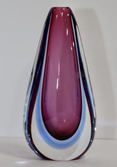 Vetreria Artistica Oball 1970s Oball Murano Teardrop Vase - 3418084