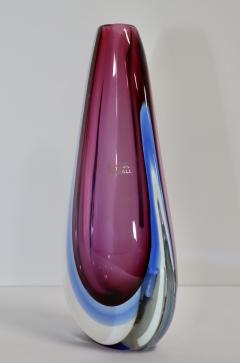 Vetreria Artistica Oball 1970s Oball Murano Teardrop Vase - 3418088