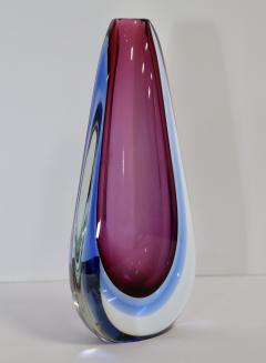 Vetreria Artistica Oball 1970s Oball Murano Teardrop Vase - 3418091