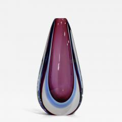 Vetreria Artistica Oball 1970s Oball Murano Teardrop Vase - 3418965