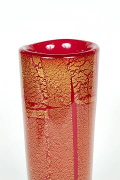 Vibrant Red Murano Glass Vase - 342967