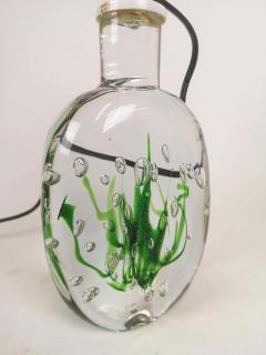 Vicke Lindstrand Midcentury Table Lamp Seaweed Kosta Vicke Lindstrand 1950s Sweden - 2353117