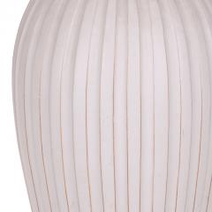 Vicke Lindstrand Swedish Modern Table Lamp with Carved Fluting by Vicke Lindstrand - 762529