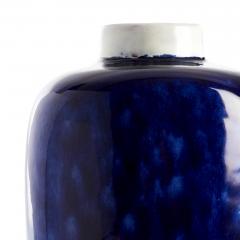 Vicke Lindstrand Vase in Saturated Blue Glaze by Vicke Lindstrand for Ekeby - 3480077