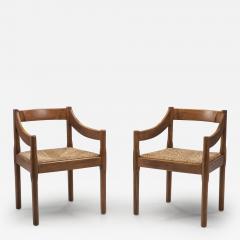 Vico Magistretti Carimate Chairs by Vico Magistretti for Cassina Italy 1960s - 3053026