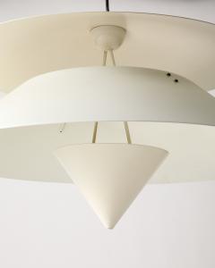 Vico Magistretti Lacquered Metal Kalaari Ceiling Light by Vico Magistretti Italy 1985 - 3900687