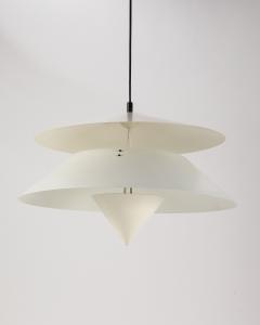 Vico Magistretti Lacquered Metal Kalaari Ceiling Light by Vico Magistretti Italy 1985 - 3900689