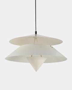 Vico Magistretti Lacquered Metal Kalaari Ceiling Light by Vico Magistretti Italy 1985 - 3900696