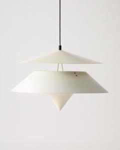 Vico Magistretti Lacquered Metal Kalaari Ceiling Light by Vico Magistretti Italy 1985 - 3900697