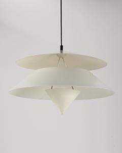 Vico Magistretti Lacquered Metal Kalaari Ceiling Light by Vico Magistretti Italy 1985 - 3900698