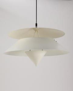 Vico Magistretti Lacquered Metal Kalaari Ceiling Light by Vico Magistretti Italy 1985 - 3900738