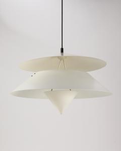 Vico Magistretti Lacquered Metal Kalaari Ceiling Light by Vico Magistretti Italy 1985 - 3900739