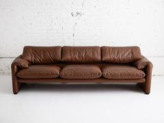 Vico Magistretti Maralunga Sofa in Leather by Vico Magistretti for Cassina - 4447036