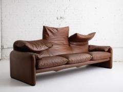 Vico Magistretti Maralunga Sofa in Leather by Vico Magistretti for Cassina - 4447038