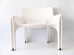 Vico Magistretti Mid Century Modern Lounge Chair Vicario by Vico Magistretti for Artemide 1970s - 2040179