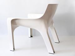 Vico Magistretti Mid Century Modern Lounge Chair Vicario by Vico Magistretti for Artemide 1970s - 2040182