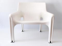 Vico Magistretti Mid Century Modern Lounge Chair Vicario by Vico Magistretti for Artemide 1970s - 2040183