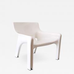 Vico Magistretti Mid Century Modern Lounge Chair Vicario by Vico Magistretti for Artemide 1970s - 2040986
