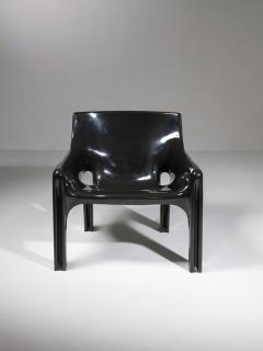 Vico Magistretti Pair of Vicario Chairs and Arcadia Table by Vico Magistretti for Artemide - 4726002