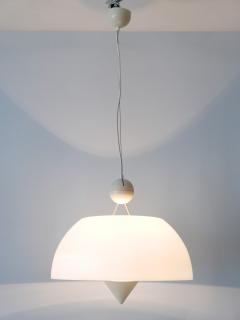 Vico Magistretti Rare Elegant Mid Century Modern Pendant Lamp or Hanging Light Italy 1970s - 3390215