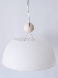 Vico Magistretti Rare Elegant Mid Century Modern Pendant Lamp or Hanging Light Italy 1970s - 3390220