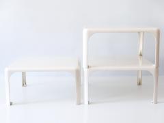 Vico Magistretti Set of Three Stackable Side Tables Demetrio 45 by Vico Magistretti for Artemide - 2040356