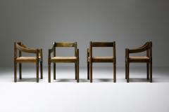 Vico Magistretti Vico Magistretti Carimate Dining Chairs in Lacquered Beech 1960s - 2098416