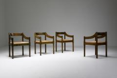 Vico Magistretti Vico Magistretti Carimate Dining Chairs in Lacquered Beech 1960s - 2098458