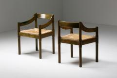 Vico Magistretti Vico Magistretti Carimate Dining Chairs in Lacquered Beech 1960s - 2098459