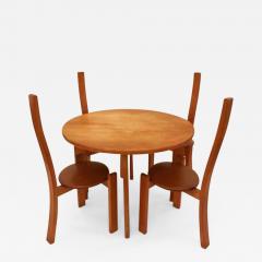 Vico Magistretti Vico Magistretti Modernist Table and Chair Set model Golem Italy 1970s - 383438