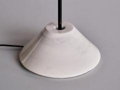 Vico Magistretti Vico Magistretti Snow Floor Lamp in Metal and Marble Oluce Italy 1973 - 3481038