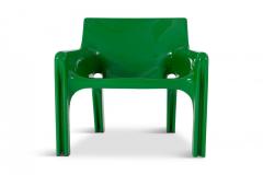Vico Magistretti Vico Magistretti Vicario Green Lounge Chairs 1970s - 866350
