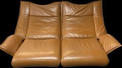 Vico Magistretti for Cassina Veranda Sofa Two Seater Leather Italian Modern - 2797909