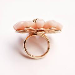 Victoire de Castellane Dior Joaillerie Pink Opal Flower Ring - 599260