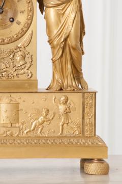 Victor Cacheaux Napoleonic Empire Gilt Bronze Mantel Clock - 1062376