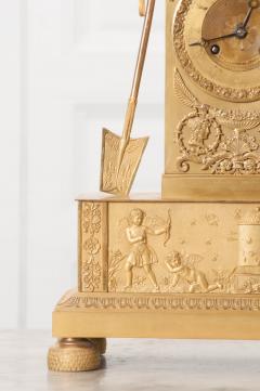 Victor Cacheaux Napoleonic Empire Gilt Bronze Mantel Clock - 1062377
