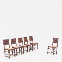 Victor Courtray French Basque set of 6 dining chairs - 3740031