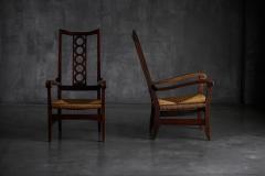 Victor Courtray Pair of Armchairs by Victor Courtray France Circa 1940 - 4821432