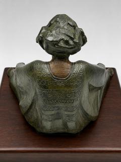 Victor Gutierrez Limited Edition Bronze Seated Woman Sculpture Mexico 1981 - 4765306