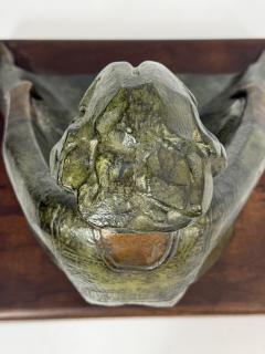 Victor Gutierrez Limited Edition Bronze Seated Woman Sculpture Mexico 1981 - 4765316