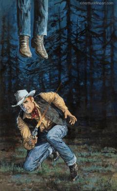 Victor Kalin Cowboy Hanging Killers Trail Paperback Illustration - 4578399