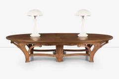 Victor Pierre Horta Monumental Art Nouveau Dining Table Attributed to Victor Horta from the Firehous - 3189604