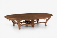 Victor Pierre Horta Monumental Art Nouveau Dining Table Attributed to Victor Horta from the Firehous - 3189605